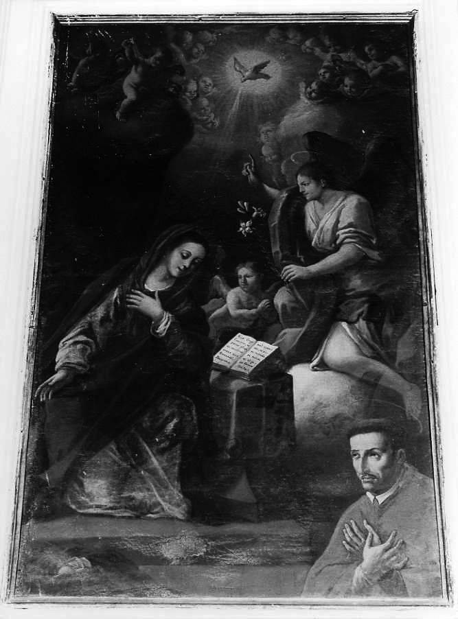 Madonna annunciata e Angelo annunciante (dipinto) - ambito campano (fine sec. XVIII)