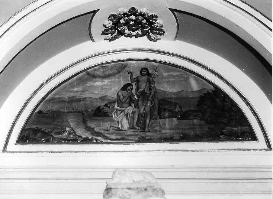 battesimo di Cristo (dipinto) - ambito campano (seconda metà sec. XIX)