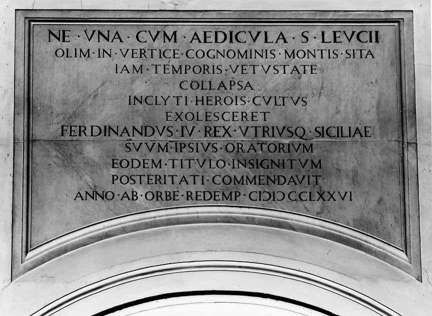 lapide - bottega campana (sec. XVIII)