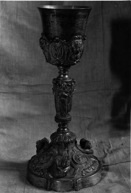 calice - bottega campana (seconda metà sec. XIX)