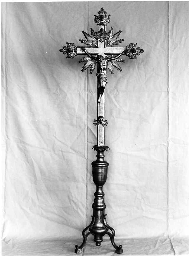 croce d'altare - bottega campana (sec. XIX)