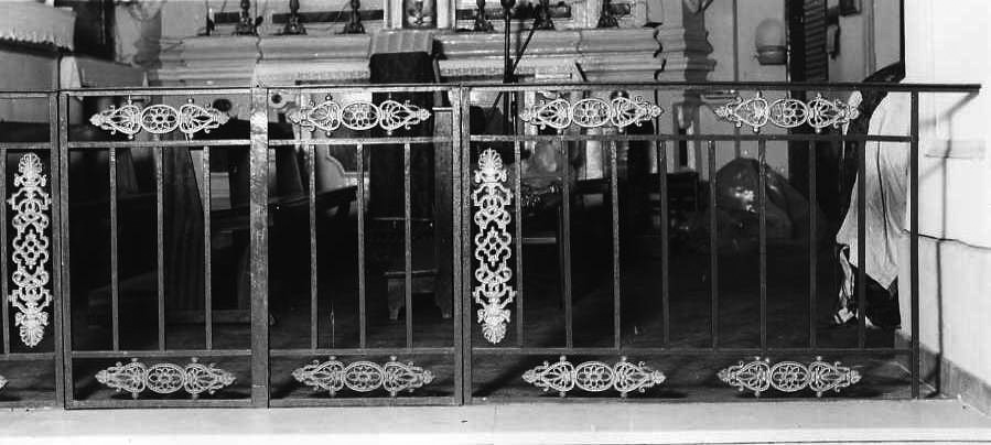 balaustrata di cappella - bottega campana (prima metà sec. XIX)