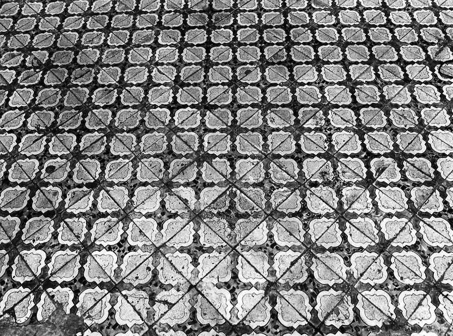 pavimento a mattonelle - bottega napoletana (seconda metà sec. XIX)