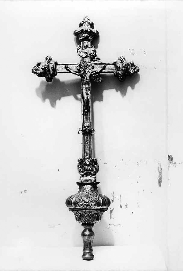 Cristo crocifisso (croce processionale) - bottega napoletana (sec. XVIII)