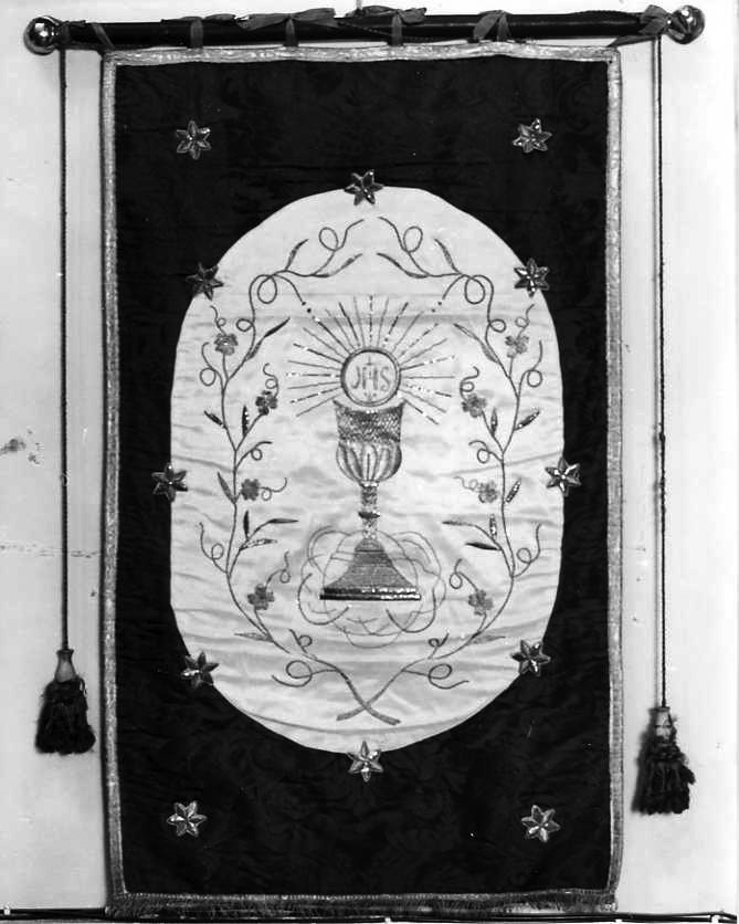 stendardo processionale - manifattura campana (sec. XIX)