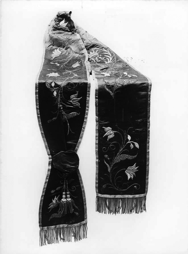 cintura di veste talare - manifattura napoletana (sec. XIX)