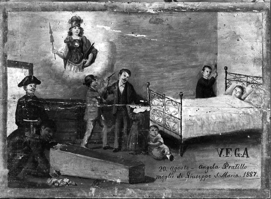 miracolo di San Marcello (ex voto) - ambito campano (sec. XIX)