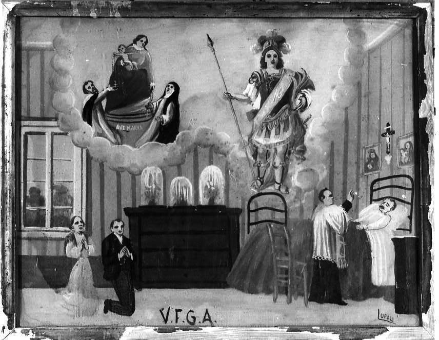 miracolo di San Marcello (ex voto) di Lupoli (sec. XX)