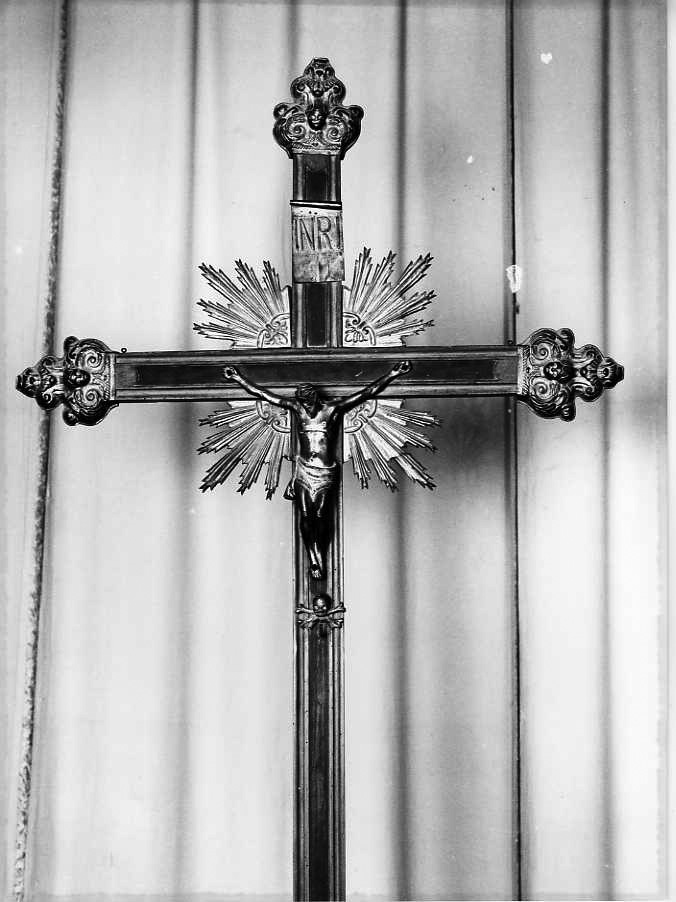 croce processionale - bottega campana (sec. XIX)