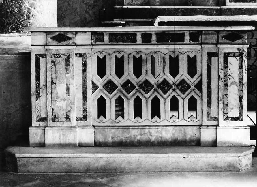 balaustrata - bottega campana (prima metà sec. XX)