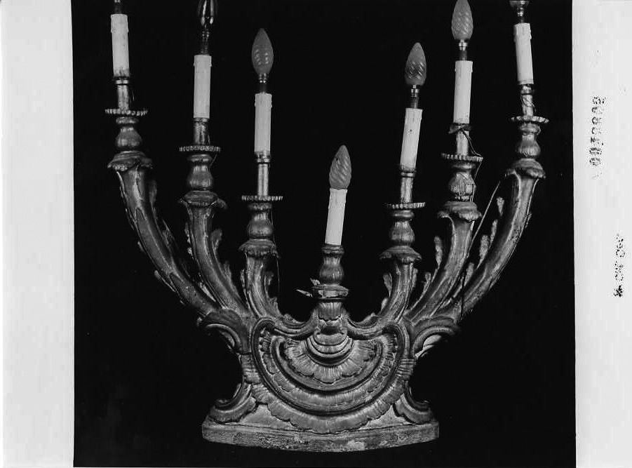 candelabro - bottega campana (sec. XVIII)