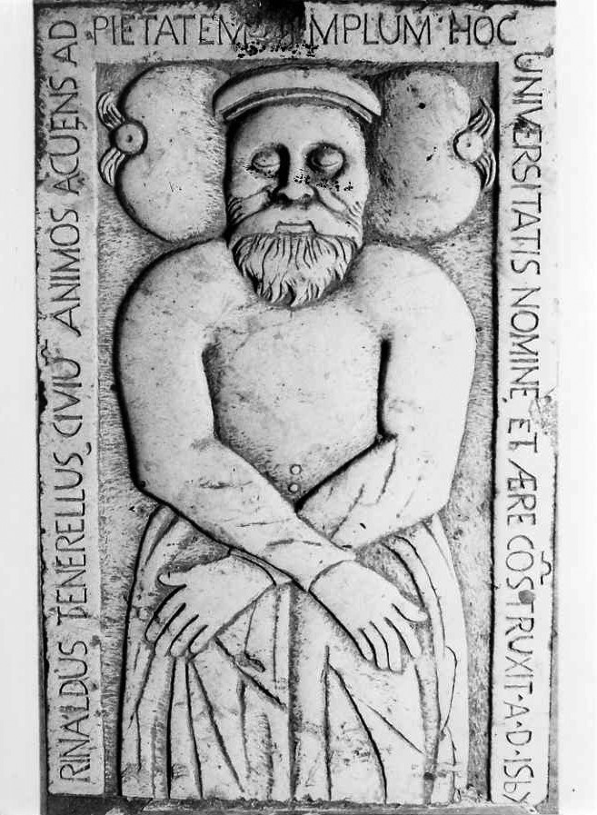 lastra tombale - bottega campana (sec. XVI)