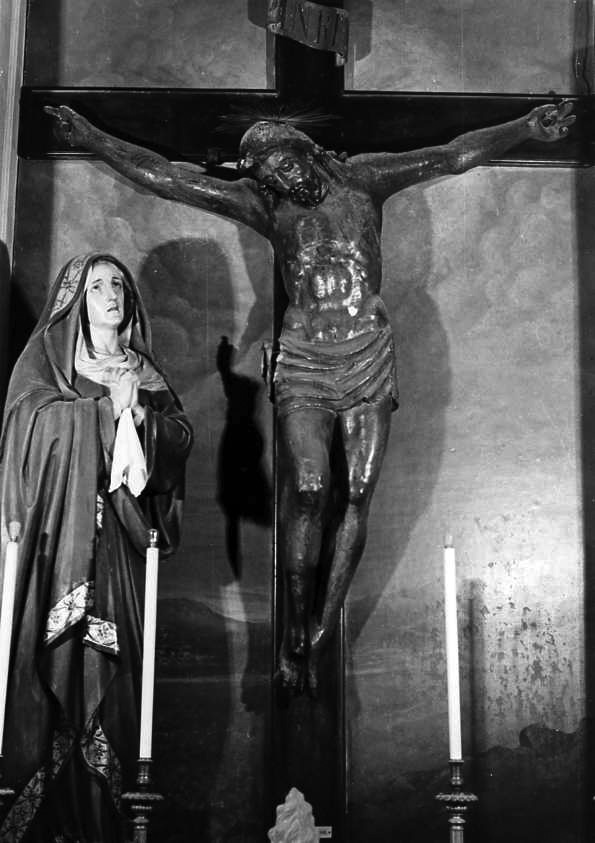 Cristo crocifisso (crocifisso) - bottega campana (fine/inizio secc. XVI/ XVII)