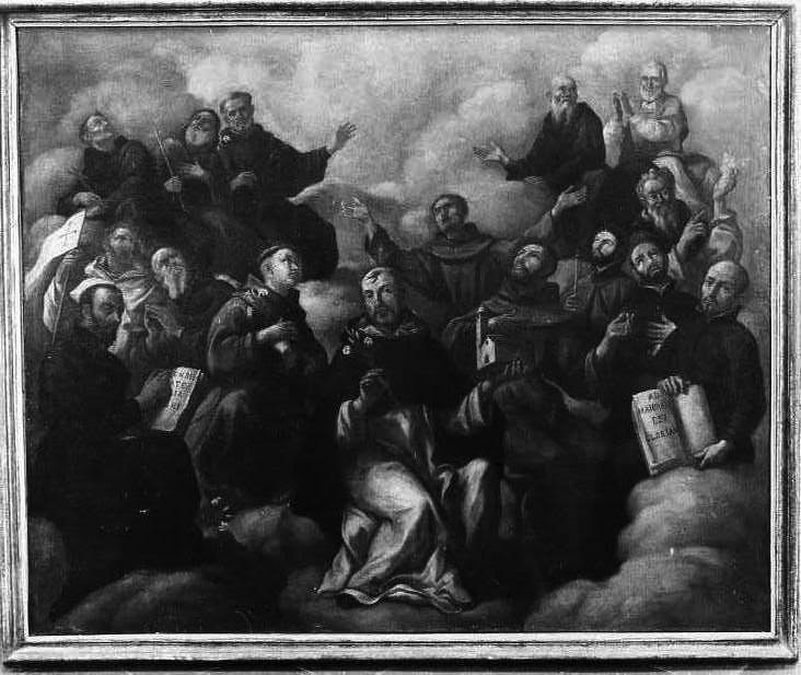 San Domenico con santi (dipinto) - ambito campano (fine sec. XVIII)