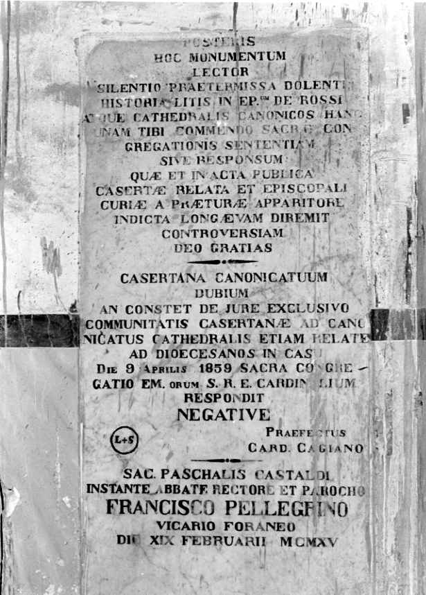 lapide - bottega campana (sec. XX)