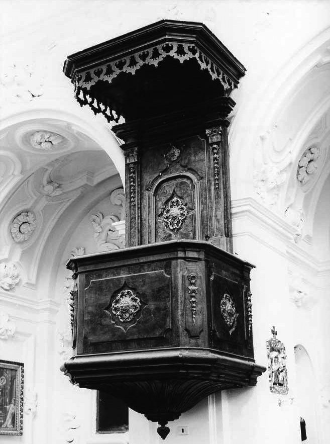 pulpito - bottega campana (seconda metà sec. XVIII, sec. XIX)