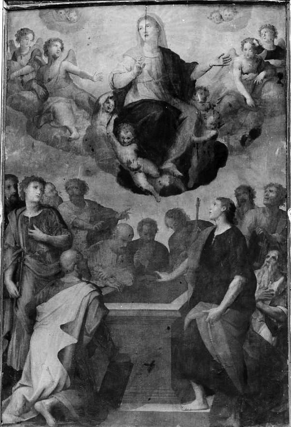 assunzione della Madonna (dipinto) di Balducci Giovanni detto Cosci (attribuito) (inizio sec. XVII)