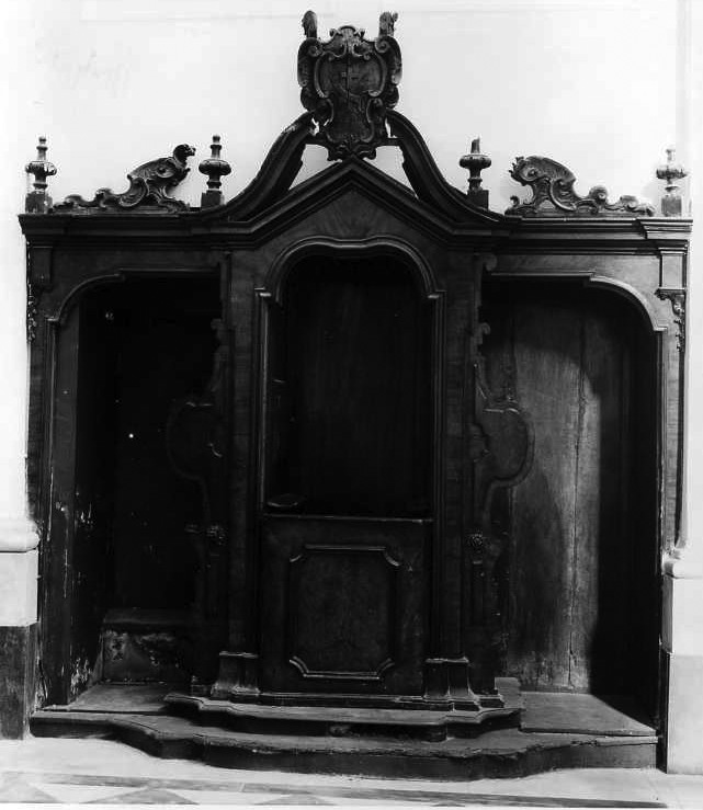confessionale, coppia - bottega campana (seconda metà sec. XVIII)