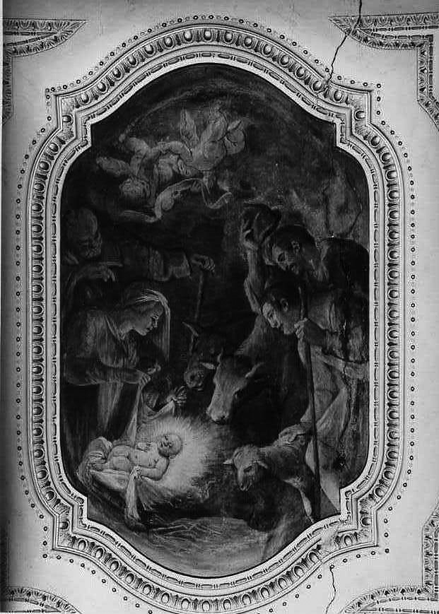 adorazione dei pastori (dipinto, elemento d'insieme) di Balducci Giovanni detto Cosci (cerchia) (prima metà sec. XVII)