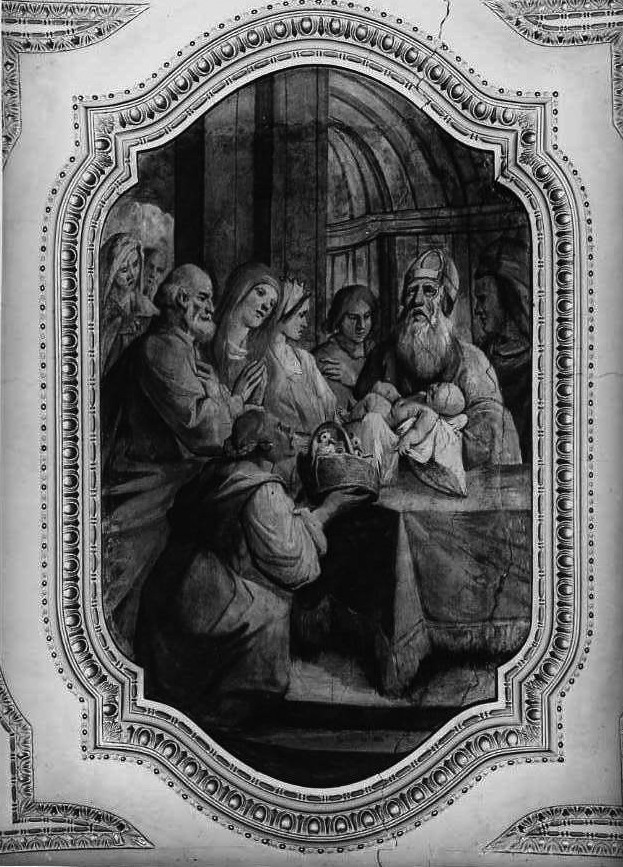 presentazione di Gesù al tempio (dipinto, elemento d'insieme) di Balducci Giovanni detto Cosci (cerchia) (prima metà sec. XVII)