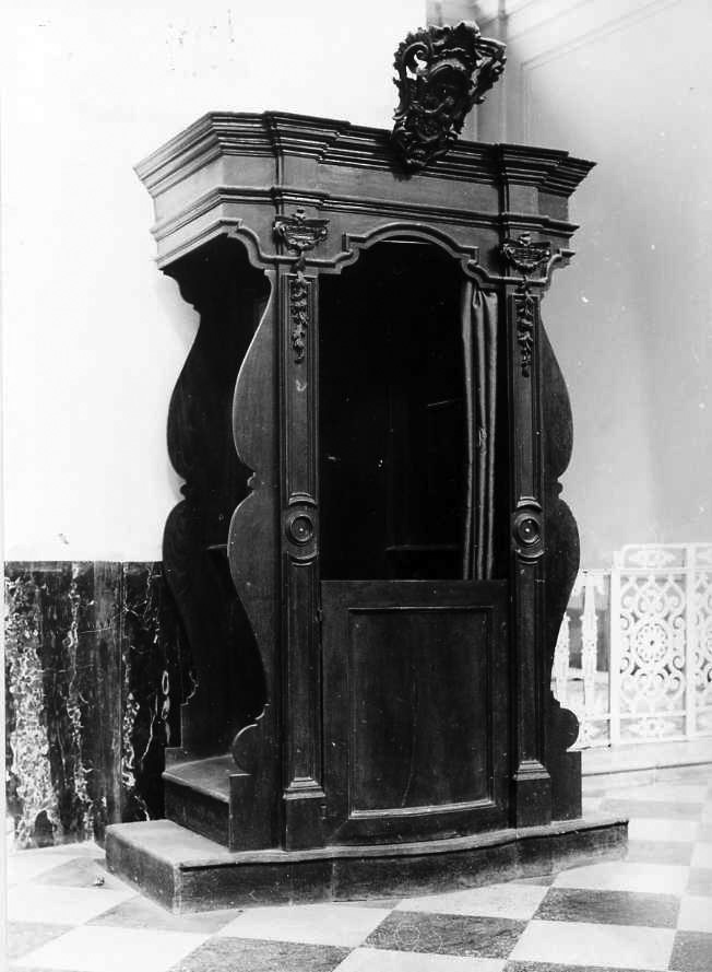 confessionale, serie - bottega campana (fine sec. XVIII)