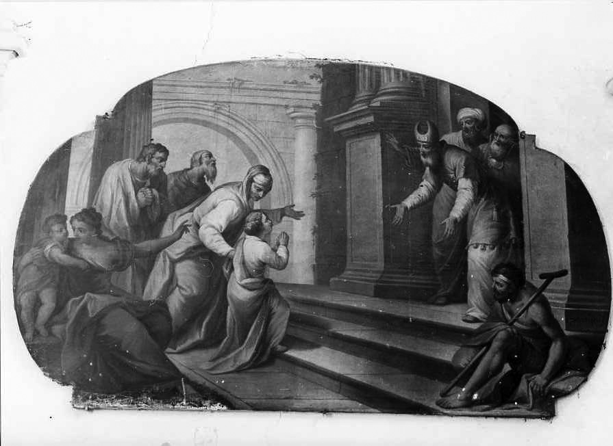 presentazione di Maria Vergine al tempio (dipinto) di Lavagna Ottavio (seconda metà sec. XVIII)