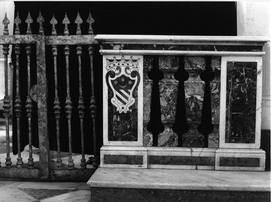 balaustrata di altare - bottega campana (sec. XIX)