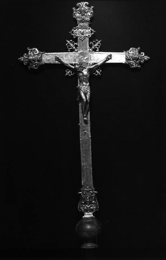 croce processionale - bottega napoletana (sec. XVIII)
