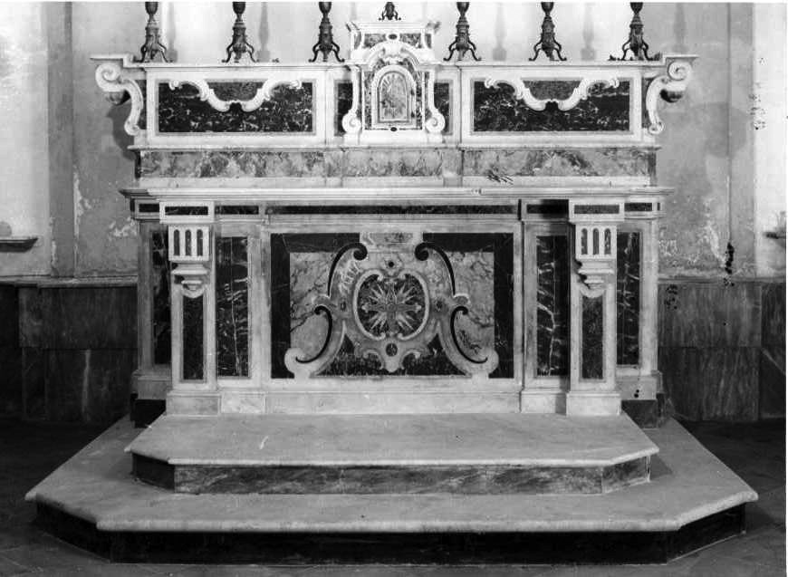 altare maggiore - bottega campana (fine sec. XVIII)