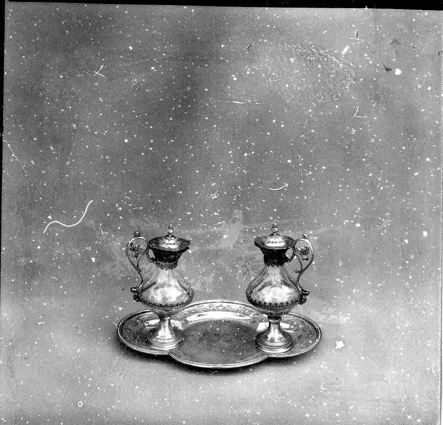 ampolline, coppia di Bottega fratelli Troullier (seconda metà sec. XIX)