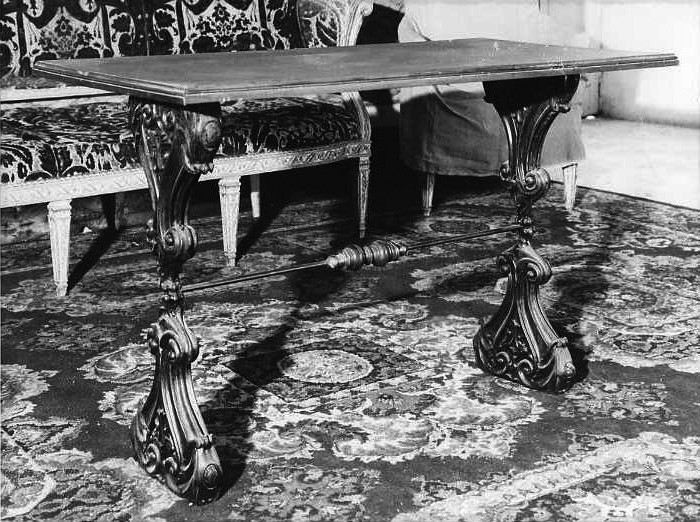 tavolo da centro - bottega napoletana (sec. XIX)