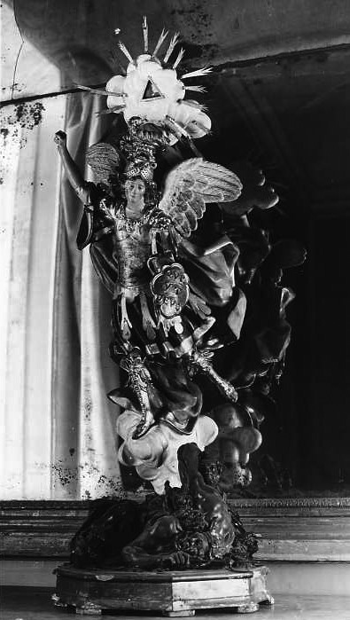 San Michele Arcangelo (scultura) - bottega napoletana (fine/inizio secc. XVIII/ XIX)