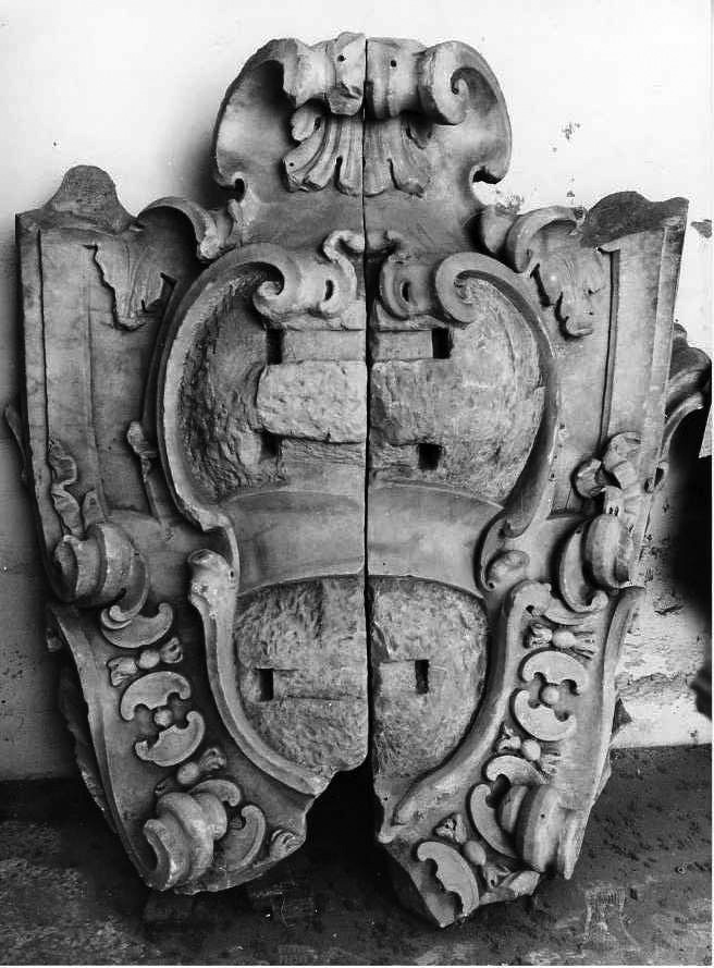 stemma (rilievo) di Bonfa Francesco (prima metà sec. XVIII)