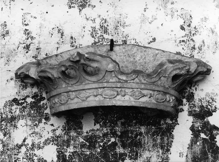 corona, frammento - bottega campana (sec. XVIII)