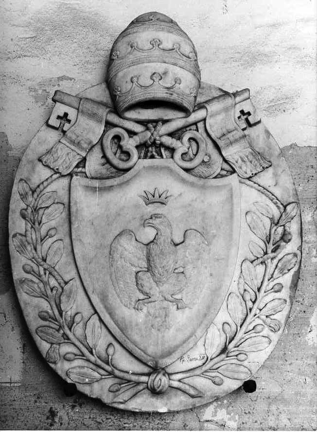 stemma (rilievo) - bottega campana (prima metà sec. XIX)