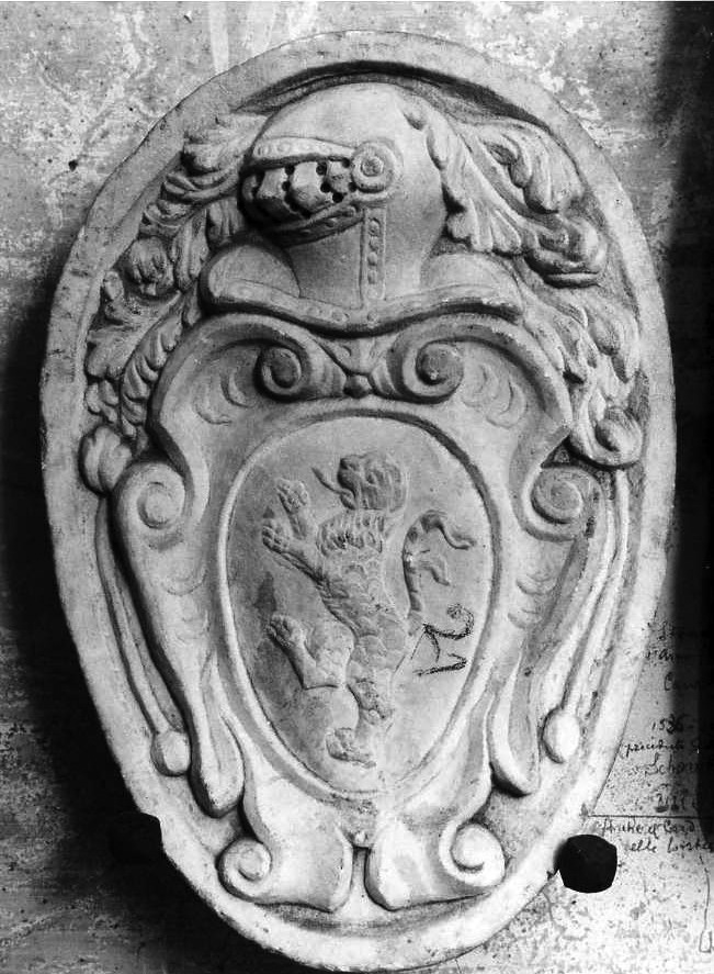 stemma (rilievo) - bottega napoletana (seconda metà sec. XVI)