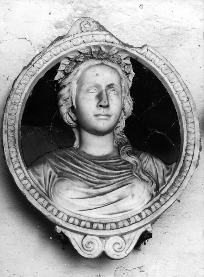 ritratto di Antonietta Dell'Uva (medaglione) - bottega napoletana (fine sec. XVI)