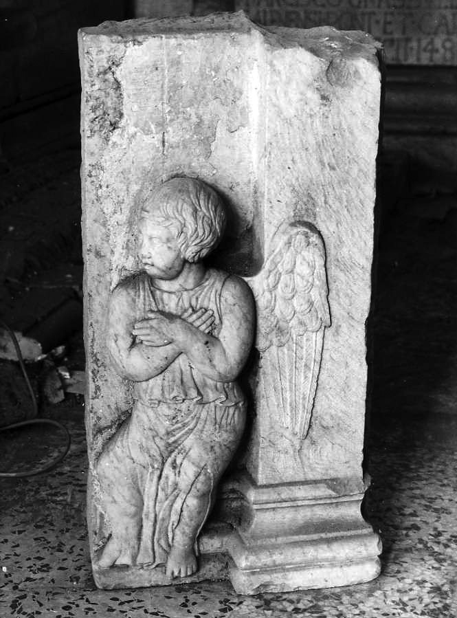 angelo (rilievo) - bottega napoletana (fine/inizio secc. XV/ XVI)