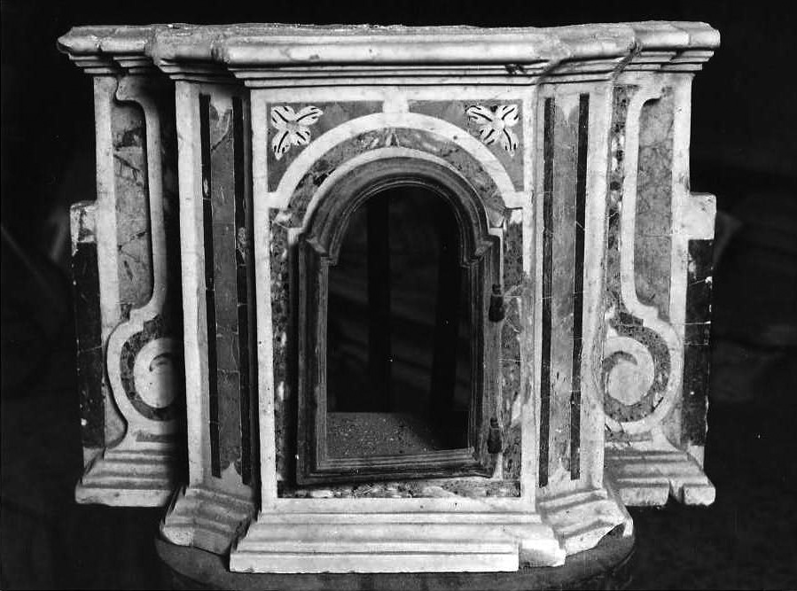 ciborio, frammento - bottega napoletana (sec. XVIII)