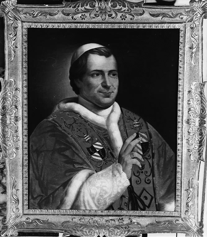 ritratto di Pio IX (dipinto) - ambito campano (metà sec. XIX)