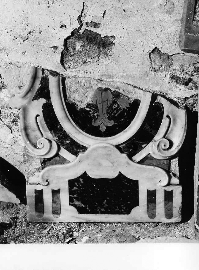 paliotto, frammento - bottega napoletana (sec. XVIII)