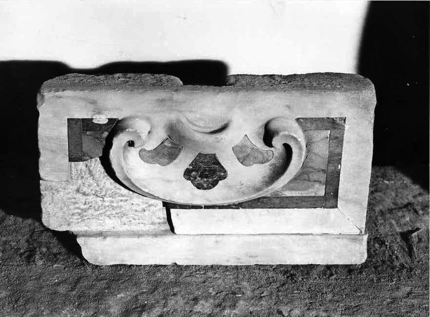 pannello, frammento - bottega napoletana (metà sec. XVIII)