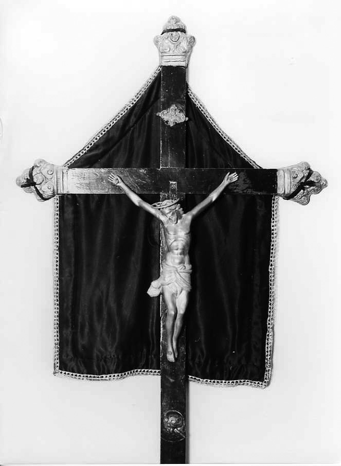 croce processionale - bottega campana (sec. XIX)