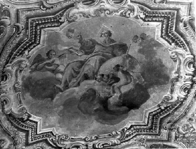 Dio Padre e angeli (dipinto) di De Mura Francesco (maniera) (seconda metà sec. XVIII)