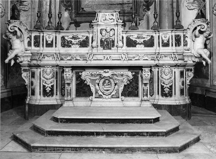 altare maggiore - bottega napoletana (sec. XVIII)