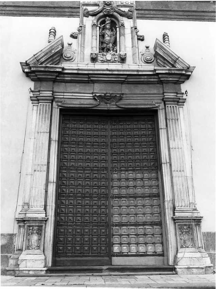 mostra di portale - bottega campana (sec. XVII)