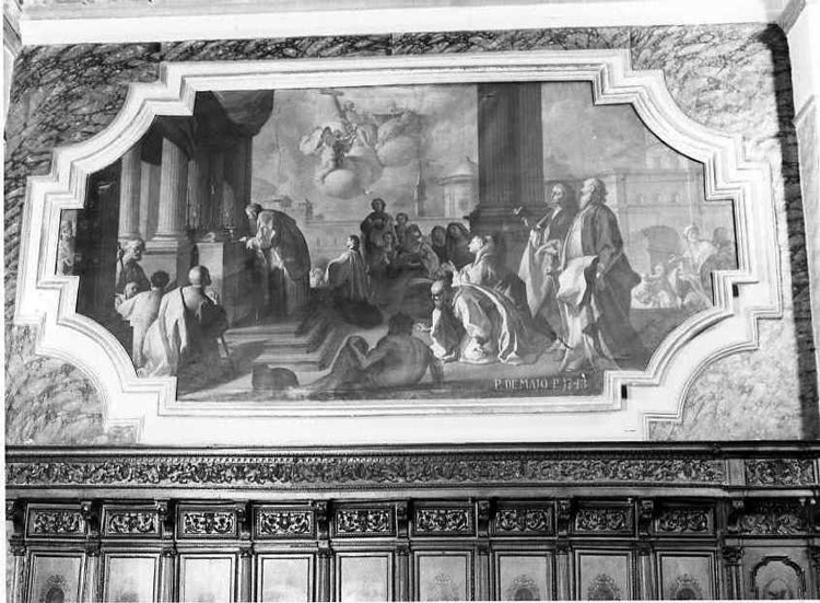gloria dell'Eucaristia (dipinto) di De Maio Paolo (sec. XVIII)