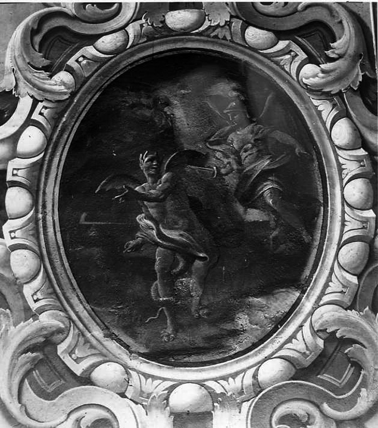 San Michele Arcangelo schiaccia il demonio (dipinto) - ambito campano (seconda metà sec. XVIII)