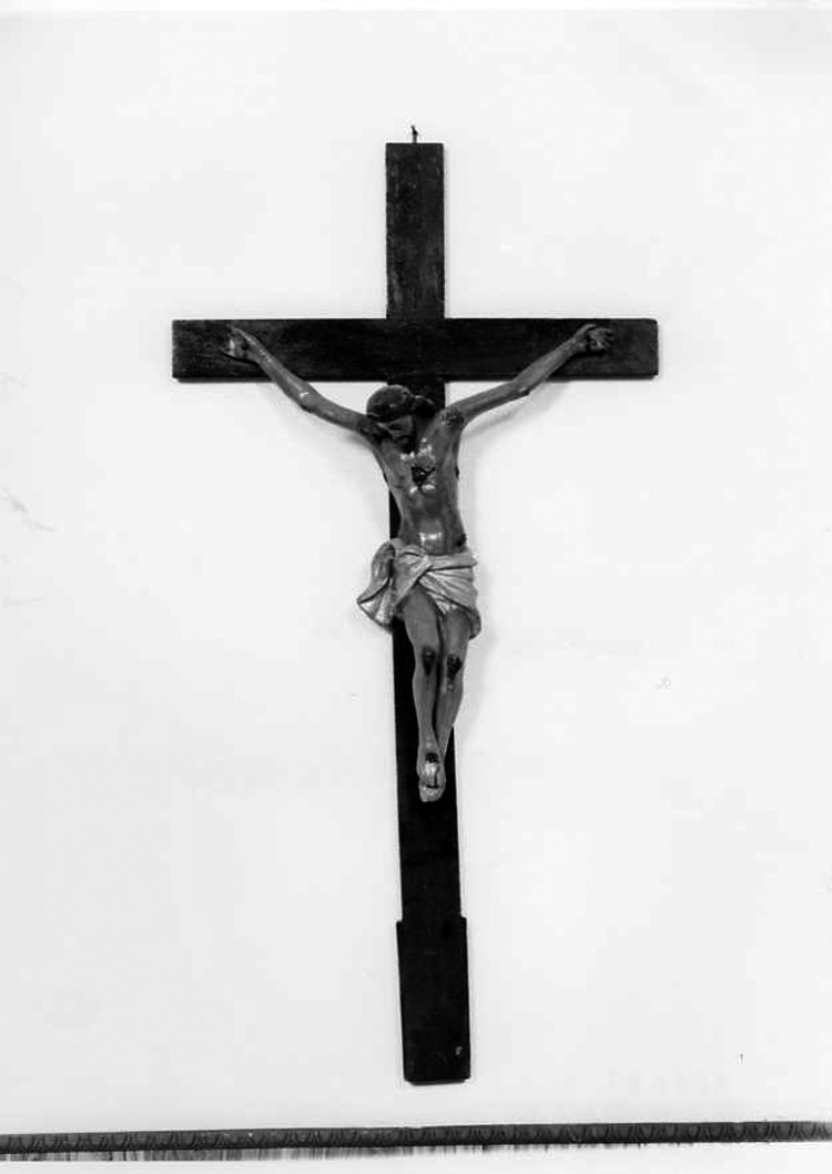 Cristo crocifisso (crocifisso) - bottega campana (sec. XIX)
