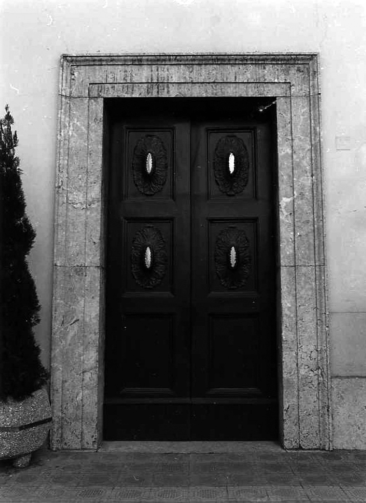 mostra di portale, serie - bottega campana (sec. XIX)